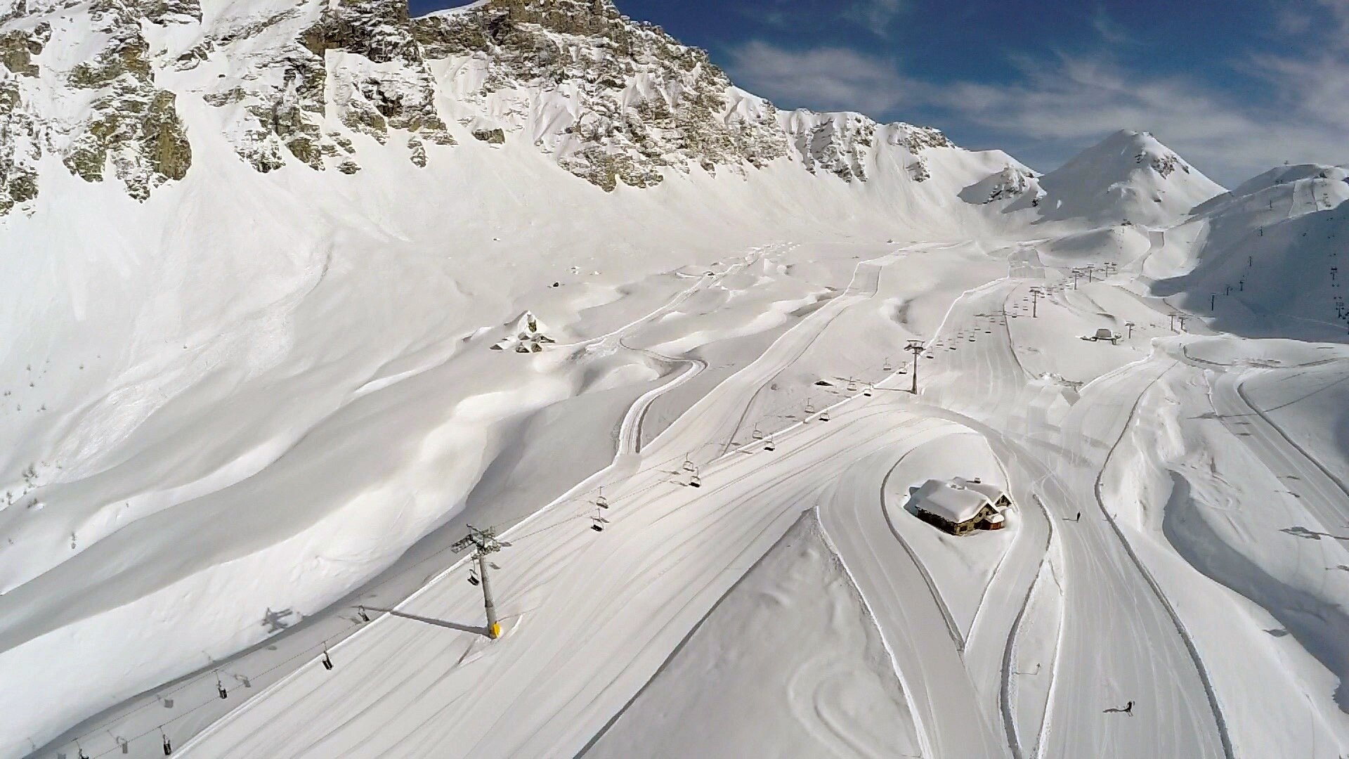 Inverno San Domenico Piste Drone